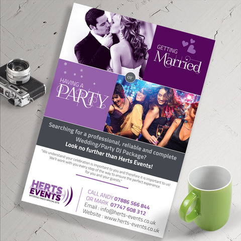 A4 Matt Laminated Flyers (450gsm)