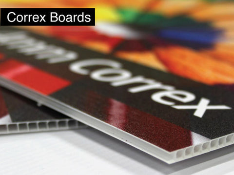 Correx Boards Double Sided Print