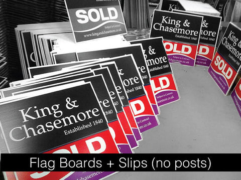 Flag Boards + Slips (No Posts)