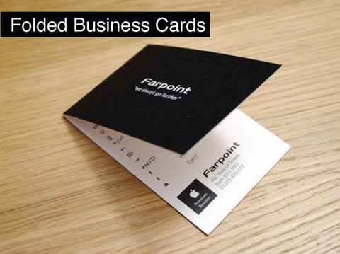 Folded Business Cards
