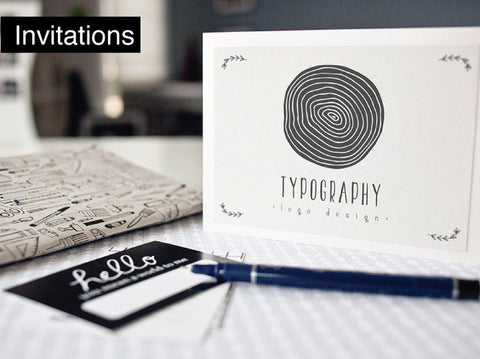 A6 Invitations 350gsm