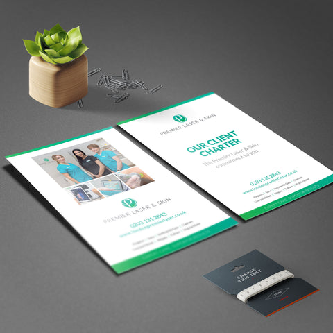 A7 130gsm leaflets (no fold)