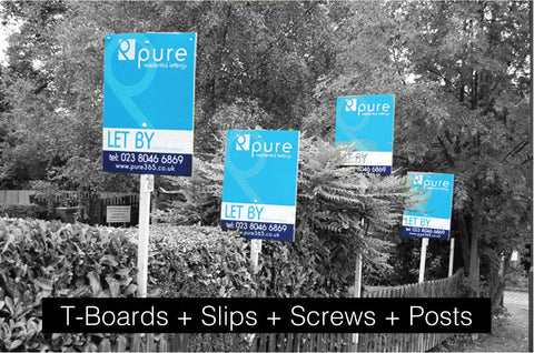 T-Boards + Slips + Screws + Posts